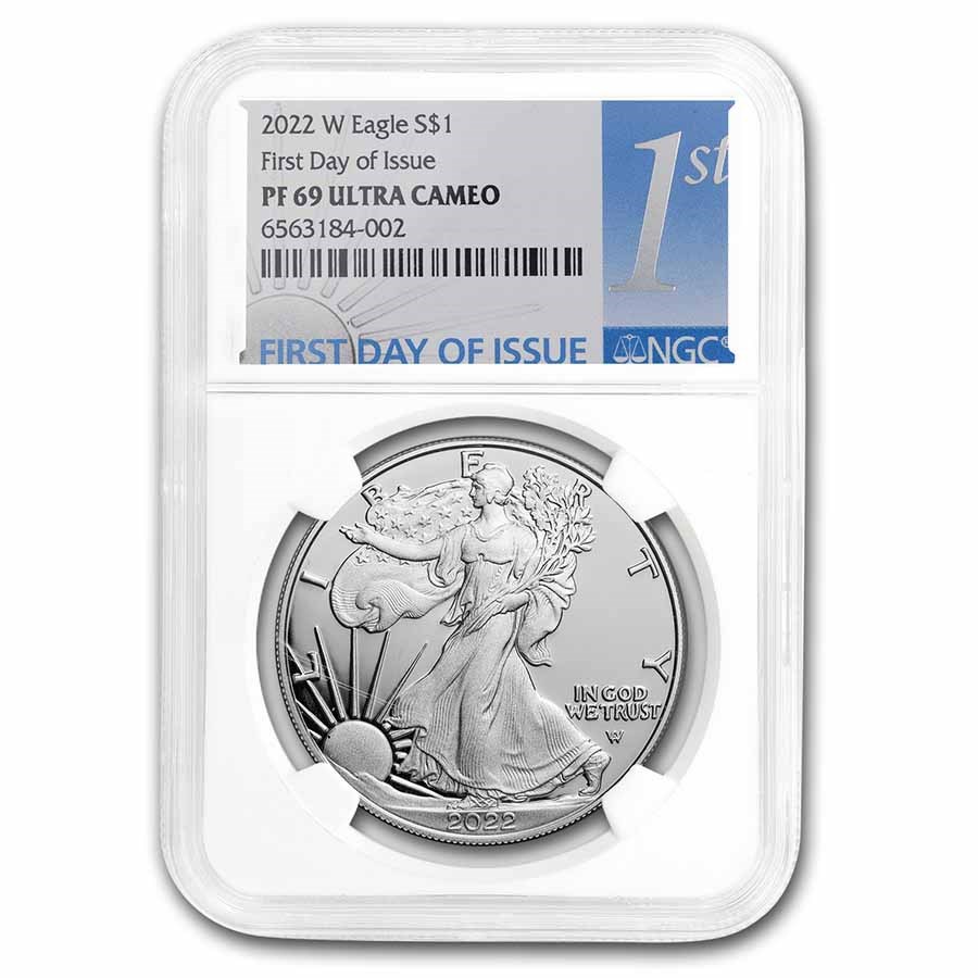 2022-W 1 oz Proof Silver Eagle PF-69 NGC (FDI)