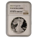 2022-W 1 oz Proof Silver Eagle PF-69 NGC