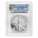 2022-W 1 oz Proof Silver Eagle PR-69 PCGS (Congratulations, FS)