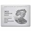 2022-W Burnished American Silver Eagle (w/Box & COA, Spotted)