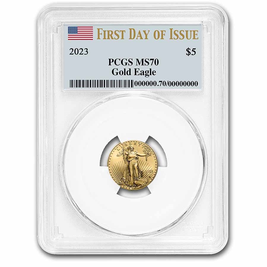 2023 1/10 oz American Gold Eagle MS-70 PCGS (First Day of Issue)