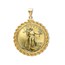 2023 1/10 oz Gold Eagle Pendant (Rope-ScrewTop Bezel)