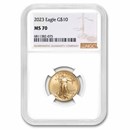 2023 1/4 oz American Gold Eagle MS-70 NGC