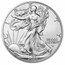 2023 1 oz American Silver Eagle - w/Red Winter Holiday Card