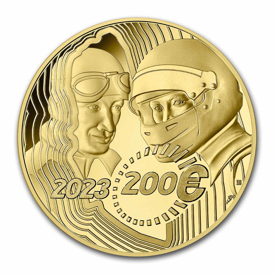 2023 1 oz Proof Gold €200 24H Du Mans Race 100th Anniversary