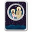 2023 1 oz Silver Colorized Round - Starry Night Angel & Nativity