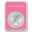 2023 1 oz Silver Eagle - w/Happy Mother's Day, Pink Card, In TEP