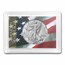 2023 1 oz Silver Eagle - w/Harris Holder, American Flag Design