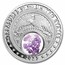 2023 1 oz Silver Treasures of the U.S. South Carolina Amethyst