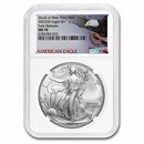 2023 American Silver Eagle MS-70 NGC (ER, Eagle Label)