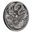 2023 AUS 1 oz Silver Antiqued Myths & Legends Dragon & Koi (Cap)