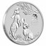 2023 Australia 1 oz Silver Lunar Rabbit BU (Series III)