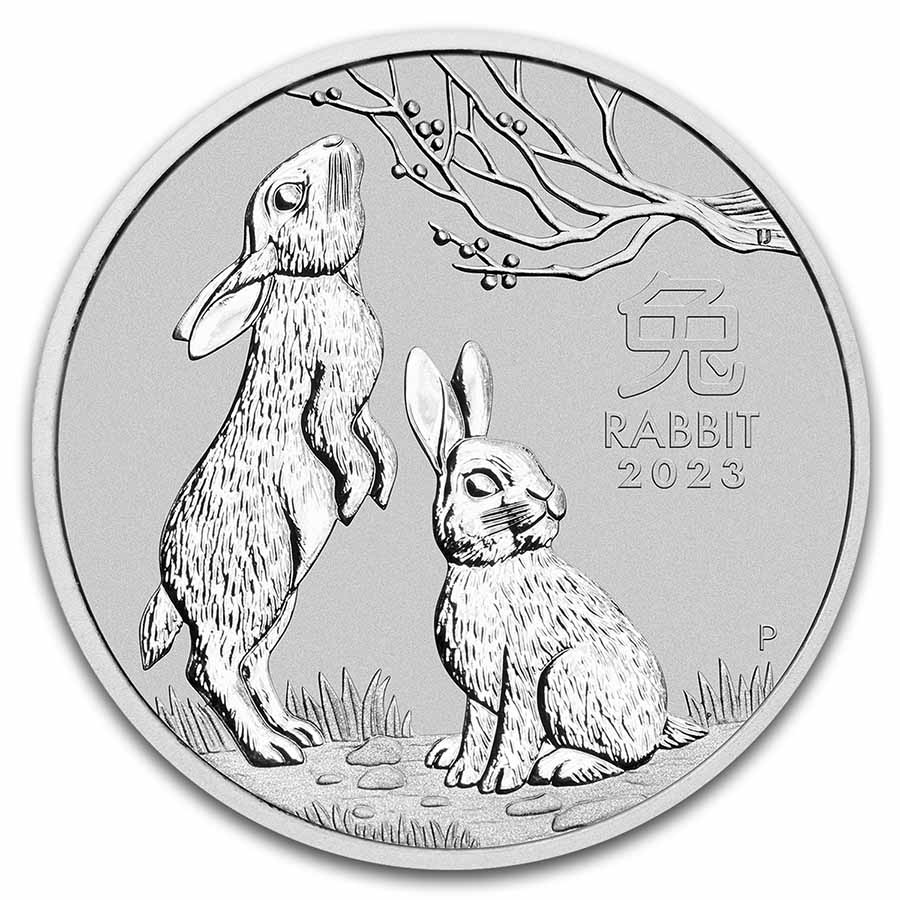 Buy 2023 Australia 10 kilo Silver Lunar Rabbit BU Series III APMEX