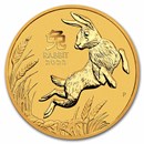 2023 Australia 10 oz Gold Lunar Rabbit BU (Series III)