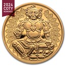 2023 Austria Pf Gold €100 Magic of Gold (The Gold of India)