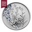 2023 Austria Proof Silver €10 Language of Flowers (Forget-me-not)