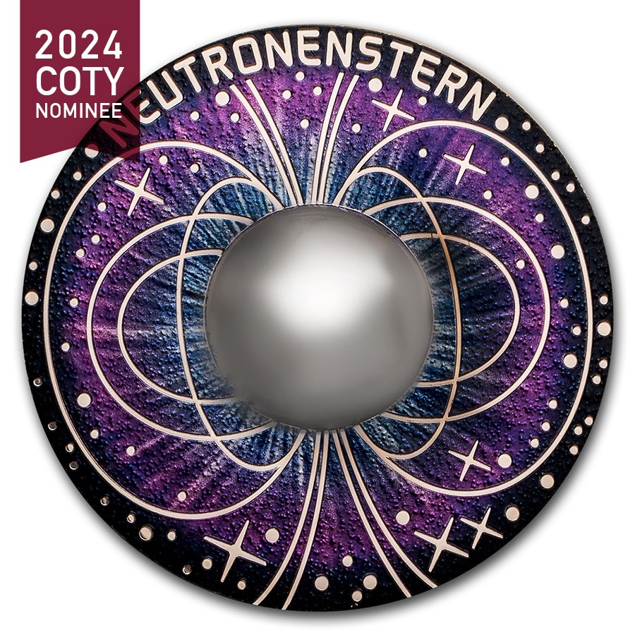 2023 Austria Silver €20 The Uncharted Universe: The Neutron Star