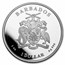 2023 Barbados 1 oz Silver Caribbean Seahorse BU