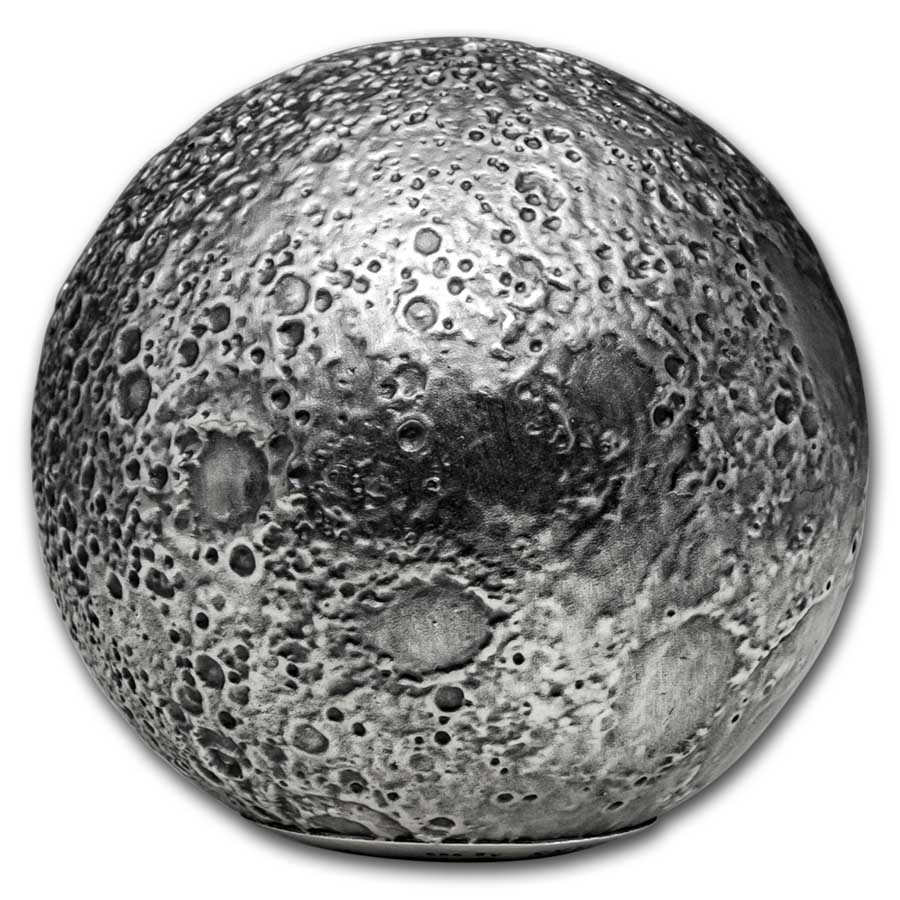 Buy 2023 Barbados 3 oz Silver Moon Spherical Coin APMEX