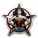 2023 Barbados 5 oz Silver Wonder Woman Special Shape Coin