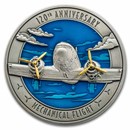 2023 Barbados 500 g Silver 120th Anniv First Mechanical Flight