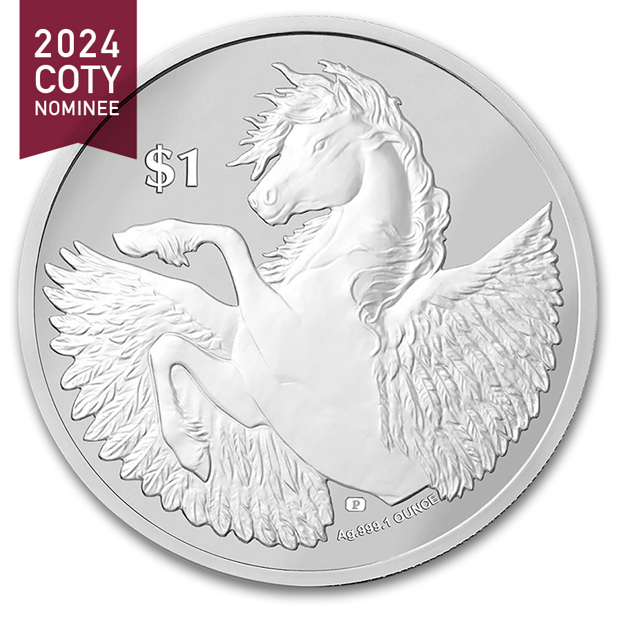 Buy 2023 BVI 1 oz Silver Pegasus Reverse Cameo BU | APMEX