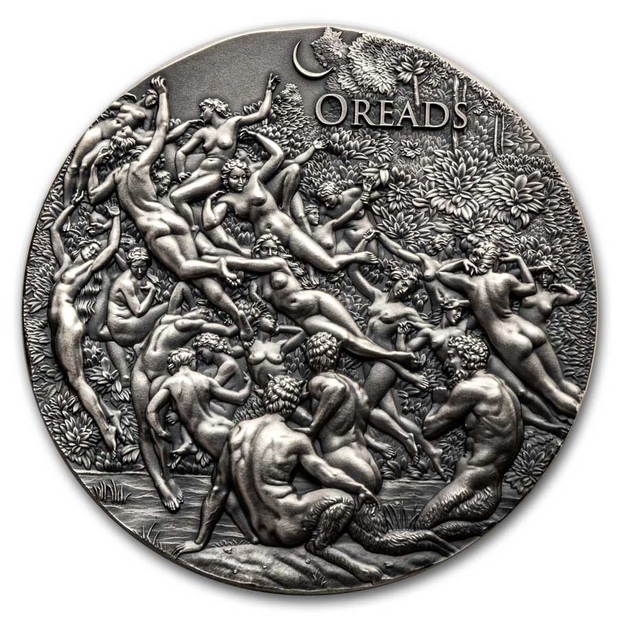 2023 Cameroon 5 oz Silver Celestial Beauty; The Oreads