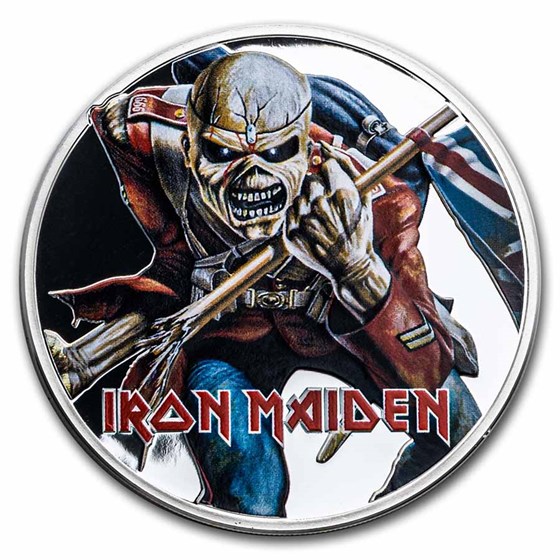 Buy 2023 Cook Islands 1 oz Silver Iron Maiden Eddie the Trooper | APMEX
