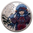 2023 Cook Islands 1 oz Silver Manga Four Seasons; Winter