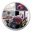 2023 Cook Islands 1 oz Silver Proof Tenham Meteorite