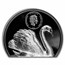 2023 Cook Islands 2 oz Silver Black Swan Black Proof