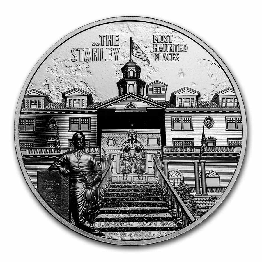 2023 Cook Islands 2 oz Silver Most Haunted Places: The Stanley