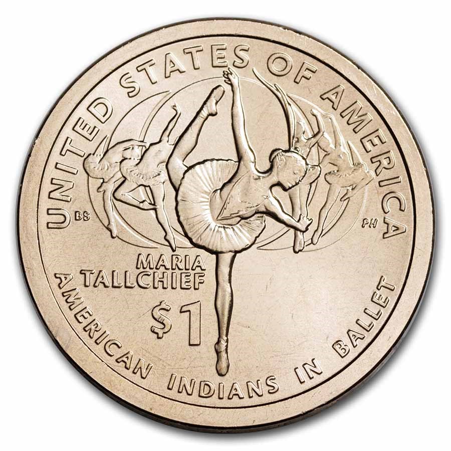 2023 P Native American Dollar Maria Tallchief and American Indians in  Ballet Native American Dollars Coin Value Prices, Photos & Info