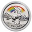 2023 Fiji 1 oz Silver Mythical Creatures - Unicorn (Colorized)