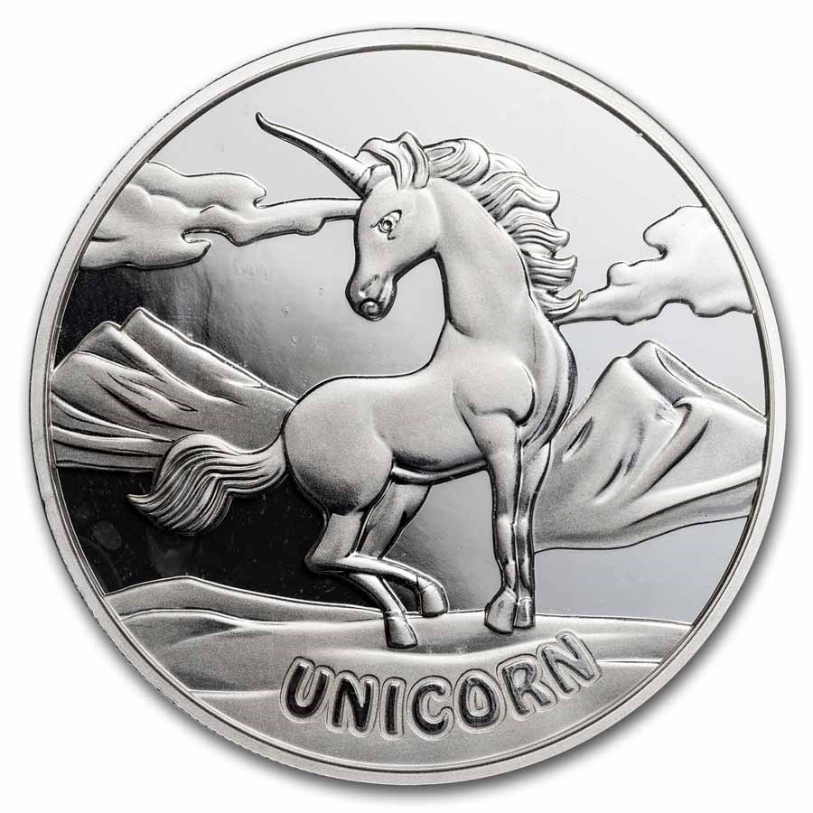 2023 Fiji 1 oz Silver Mythical Creatures - Unicorn