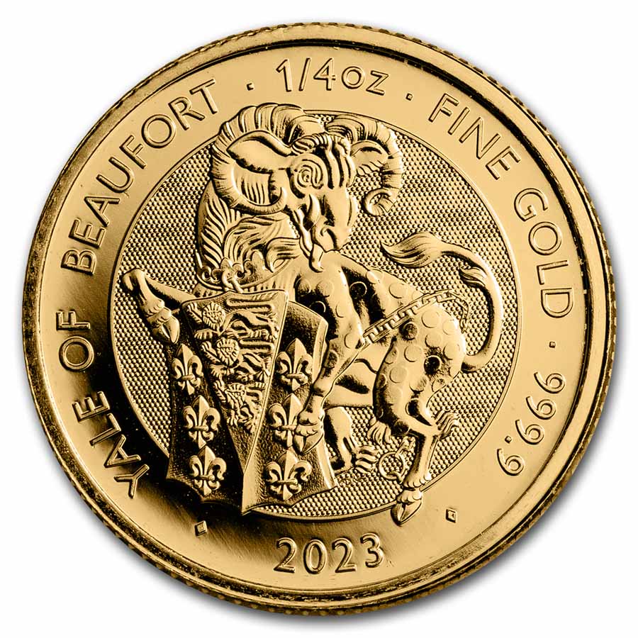 Buy 2023 1/4 oz Gold Tudor Beast Yale Of Beaufort BU | APMEX