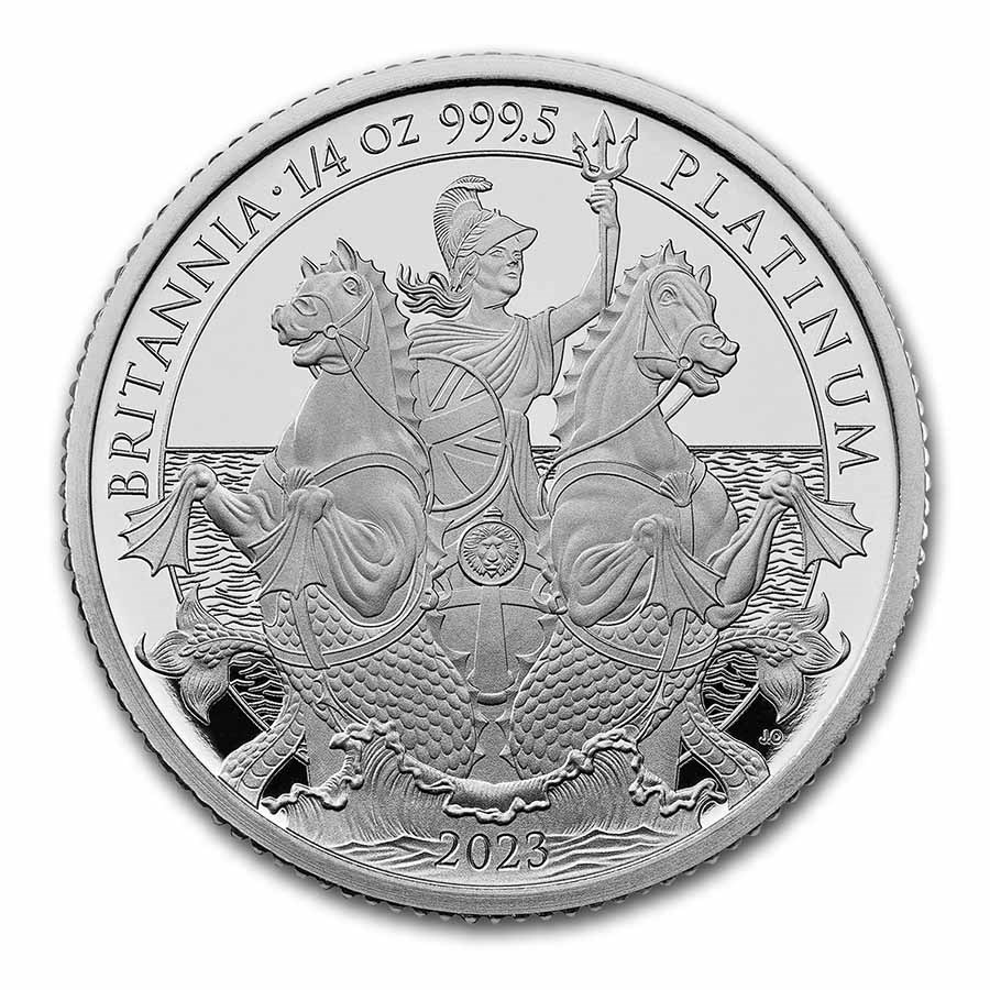 2023 GB 1/4 oz Proof Platinum Britannia (King Charles III)