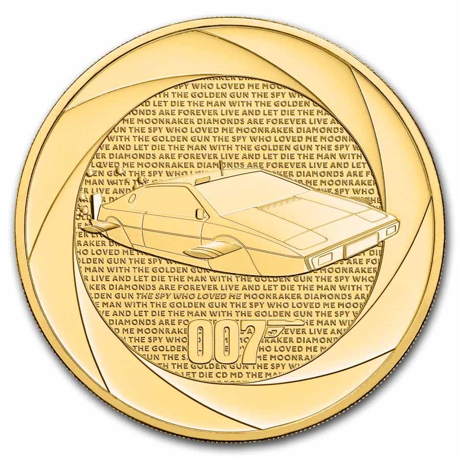 2023 GB Bond Films of the 70s 1/4 oz Gold Prf Coin (Box & COA)