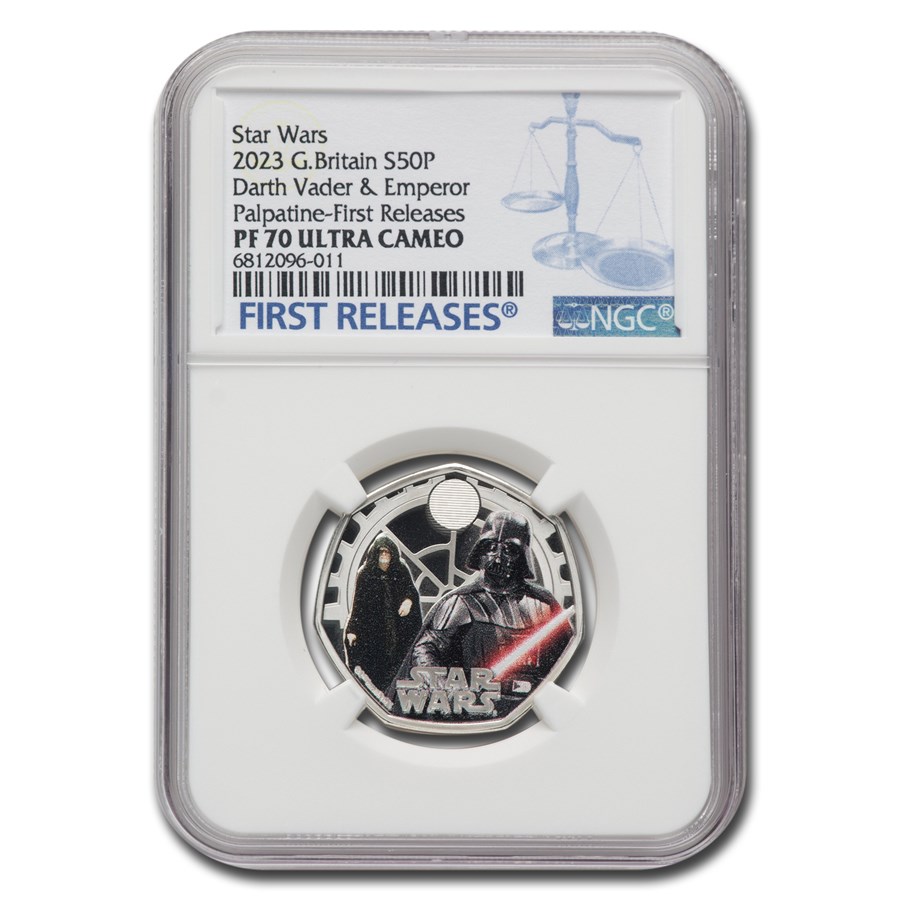 2023 GB Star Wars: Darth Vader & Emperor Palpatine PF-70 NGC FR