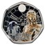 2023 GB Star Wars: R2-D2 and C-3PO 50p Color Silver PF-69 NGC FR