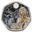 2023 GB Star Wars: R2-D2 and C-3PO 50p Color Silver PF-70 NGC FR