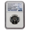 2023 GB The Coronation of His Majesty 50p Silver PF-70 NGC (FR)