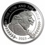2023 GB The Lion and The Eagle 2 oz Silver Proof Coin