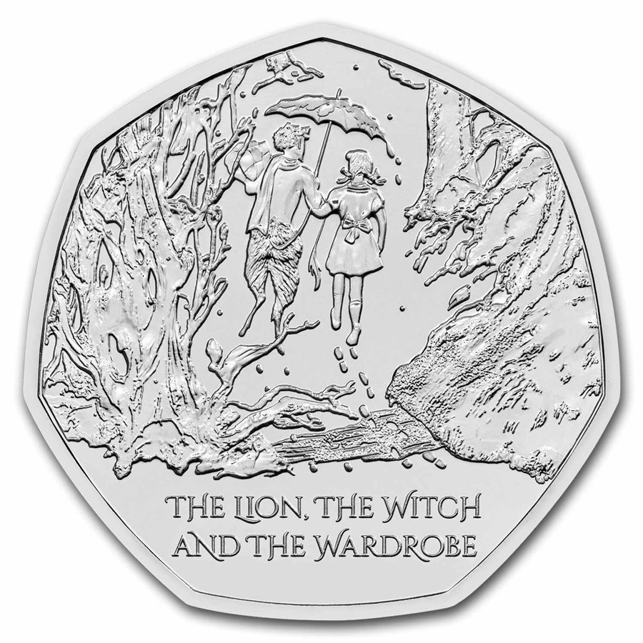 2023 GB The Lion, the Witch, and the Wardrobe 50p BU Coin