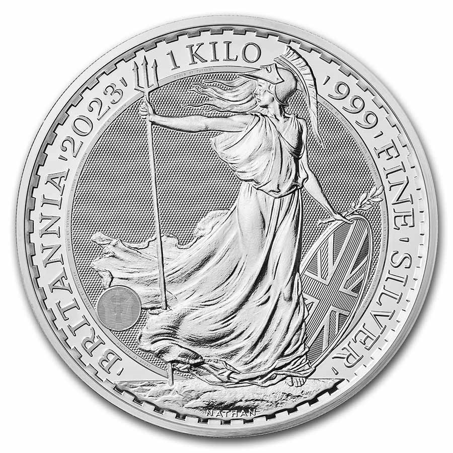 2023 Great Britain 1 Kilo Silver Britannia BU