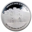 2023 Israel 1 oz Silver Proof - Gates of Jerusalem (Herod's Gate)