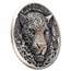 2023 Ivory Coast 1 oz Antique Silver P. De Greef: Leopard