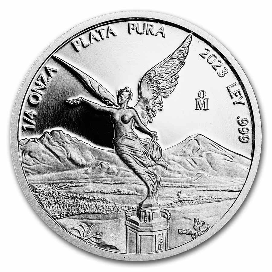 2023 Mexico 1/4 oz Silver Libertad Proof (In Capsule)