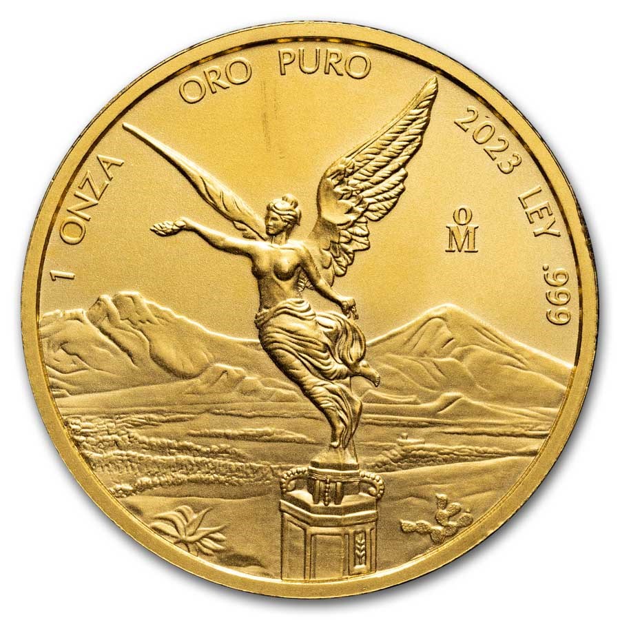 2023 Mexico 1 oz Gold Libertad BU (Abrasions)