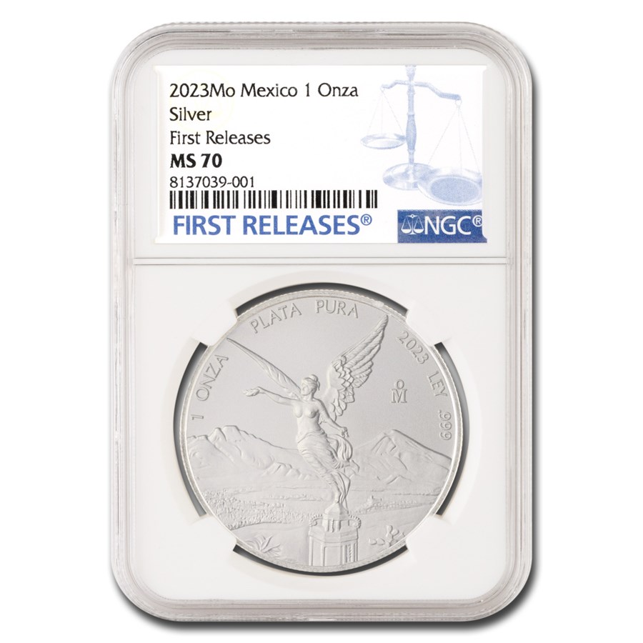 2023 Mexico 1 oz Silver Libertad MS-70 NGC (First Release)